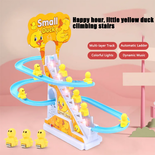 Cute Small Baby Duck Roller Coaster Toy