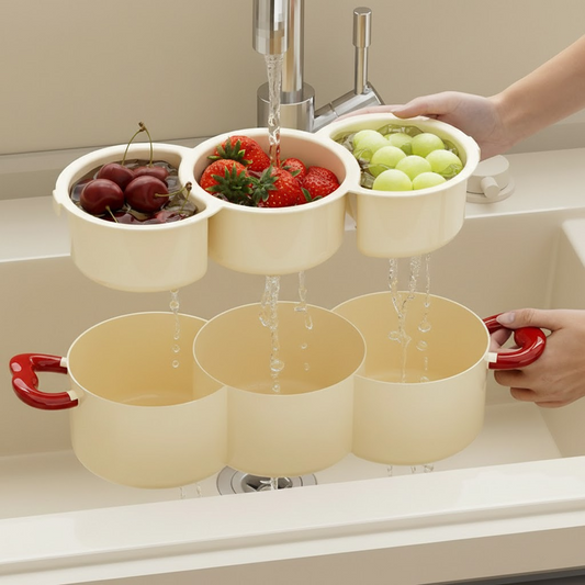 2 in 1 Creative Double Layer Storage Tray